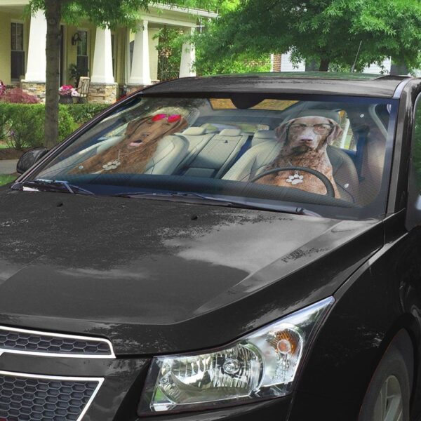 Gearhuman 3D Chesapeake Bay Retriever Dog Auto Car Sunshade GV010311 Auto Sunshade