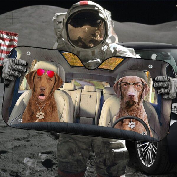 Gearhuman 3D Chesapeake Bay Retriever Dog Auto Car Sunshade GV010311 Auto Sunshade