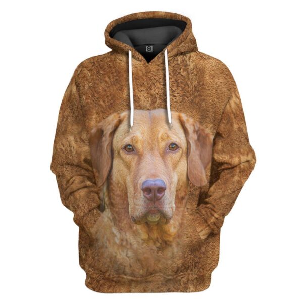 Gearhuman 3D Chesapeake Bay Retriever Dog Front And Back Tshirt Hoodie Apparel GV090310 3D Apparel Hoodie S