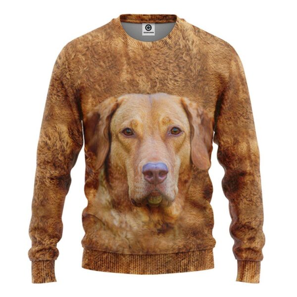 Gearhuman 3D Chesapeake Bay Retriever Dog Front And Back Tshirt Hoodie Apparel GV090310 3D Apparel Long Sleeve S