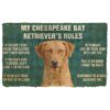 Gearhuman 3D Chesapeake Bay Retriever's Rules Doormat GK250126 Doormat Doormat S(15,8''x23,6'')