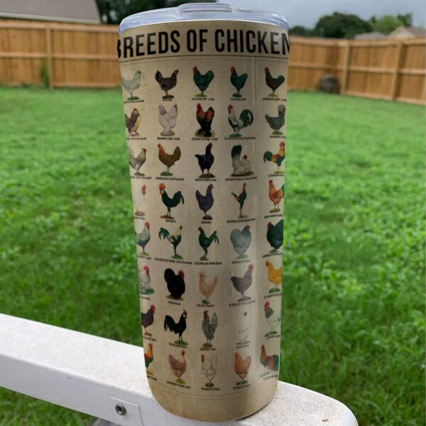 Gearhuman 3D Chicken Knowledge Custom Design Insulated Vacuum Tumbler GW13106 Tumbler