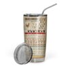 Gearhuman 3D Chicken Knowledge Custom Design Insulated Vacuum Tumbler GW13106 Tumbler Short 20oz
