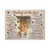 Gearhuman 3D Chihuahua Waiting At The Door Custom Name Canvas GK290113 Canvas 1 Piece Non Frame M