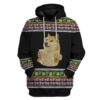 Gearhuman 3D Choccy Milk Meme Doge Ugly Sweater Custom Hoodie Apparel GV09096 3D Custom Fleece Hoodies Hoodie S