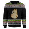 Gearhuman 3D Choccy Milk Meme Doge Ugly Sweater Custom Sweatshirt Apparel GV09096 Sweatshirt Sweatshirt S