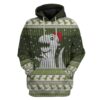 Gearhuman 3D Christmas Dino Ugly Sweater Custom Tshirt Hoodie Apparel GC21101 3D Apparel Hoodie S