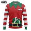 Gearhuman 3D Christmas Elf Custom Name Sweatshirt Apparel GC06101 Sweatshirt Sweatshirt S