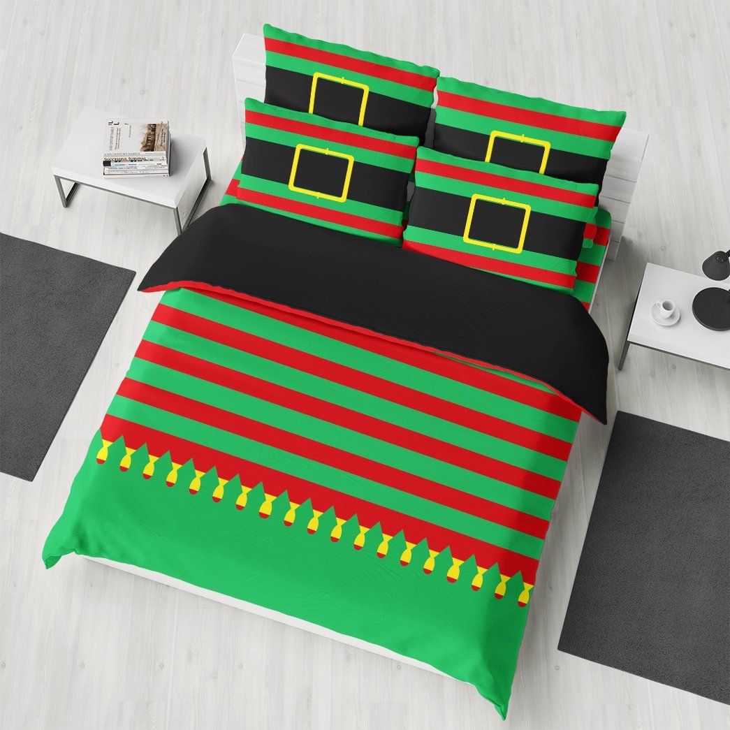 Gearhuman 3D Christmas Elf Outfit Custom Bedding Set GC06116 Bedding Set
