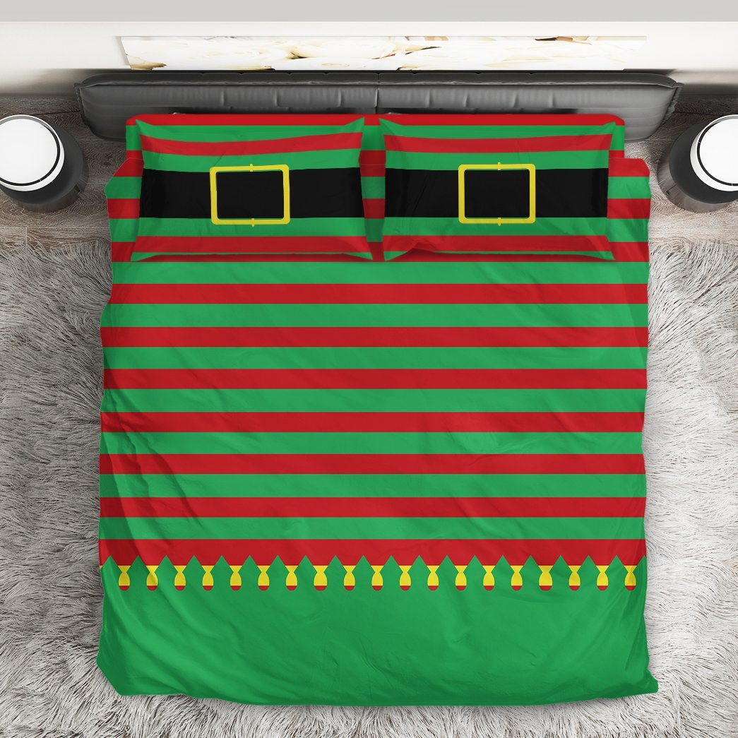Gearhuman 3D Christmas Elf Outfit Custom Bedding Set GC06116 Bedding Set