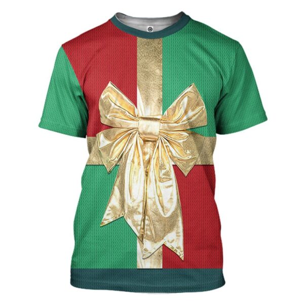 Gearhuman 3D Christmas Gift Box Custom Tshirt Apparel GC06102 3D T-shirt T-Shirt S 