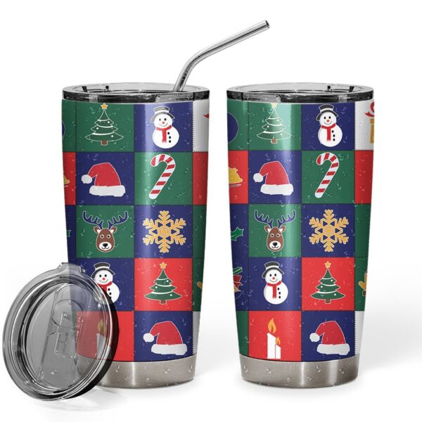 Gearhuman 3D Christmas Icon Design Vacuum Insulated Tumbler GJ07103 Tumbler