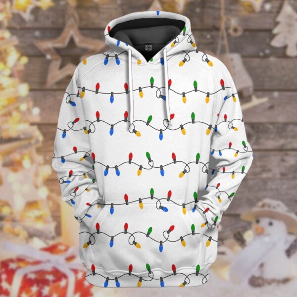 Gearhuman 3D Christmas Light Custom Tshirt Hoodie Apparel GC06114 3D Apparel 