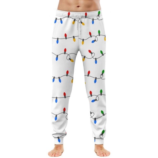 Gearhuman 3D Christmas Light Pants Custom Sweatpants Apparel GC06117 Sweatpants