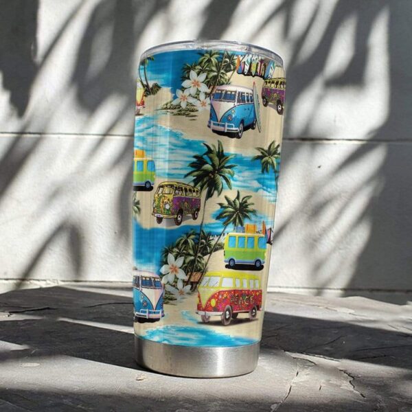 Gearhuman 3D Classic Retro Campervan Custom Design Vacuum Insulated Tumbler GV24083 Tumbler 