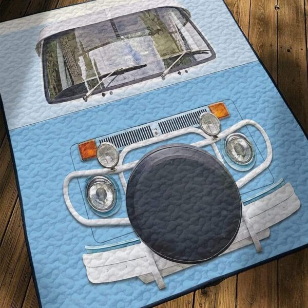 Gearhuman 3D Classic Retro Campervan Custom Quilt GV240819 Quilt 