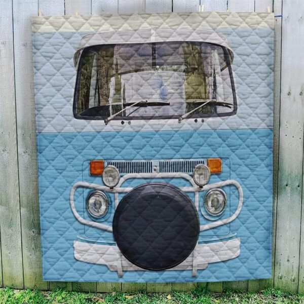 Gearhuman 3D Classic Retro Campervan Custom Quilt GV240819 Quilt 