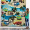 Gearhuman 3D Classic Retro Campervan Custom Quilt GV24082 Quilt Quilt Twins 