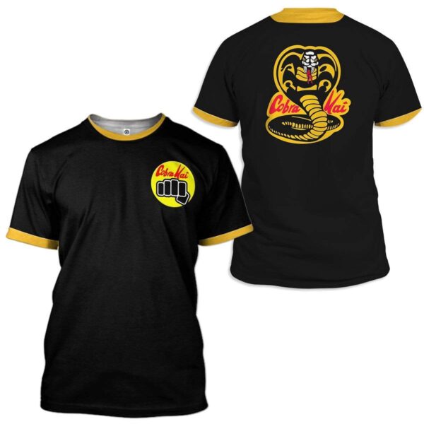 Gearhuman 3D COBRA KAI Custom Tshirt Apparel HD-GH20257 3D T-shirt
