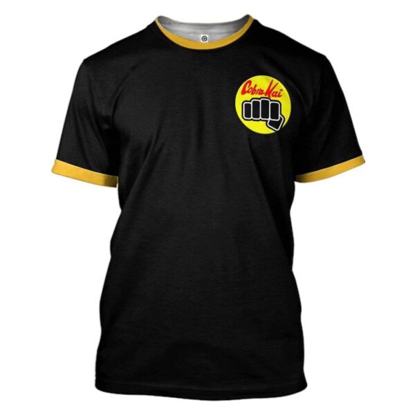 Gearhuman 3D COBRA KAI Custom Tshirt Apparel HD-GH20257 3D T-shirt T-Shirt S 