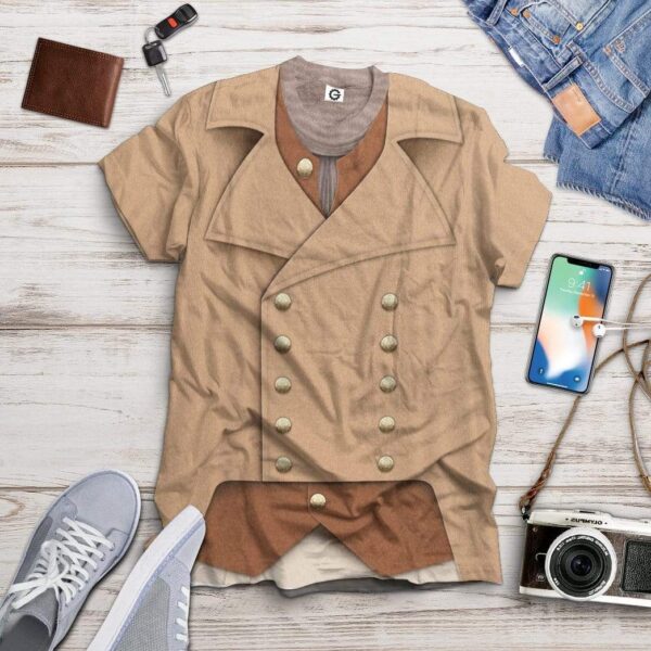 Gearhuman 3D Colonial Militia 1776 Custom Tshirt Apparel GV190810 3D T-shirt