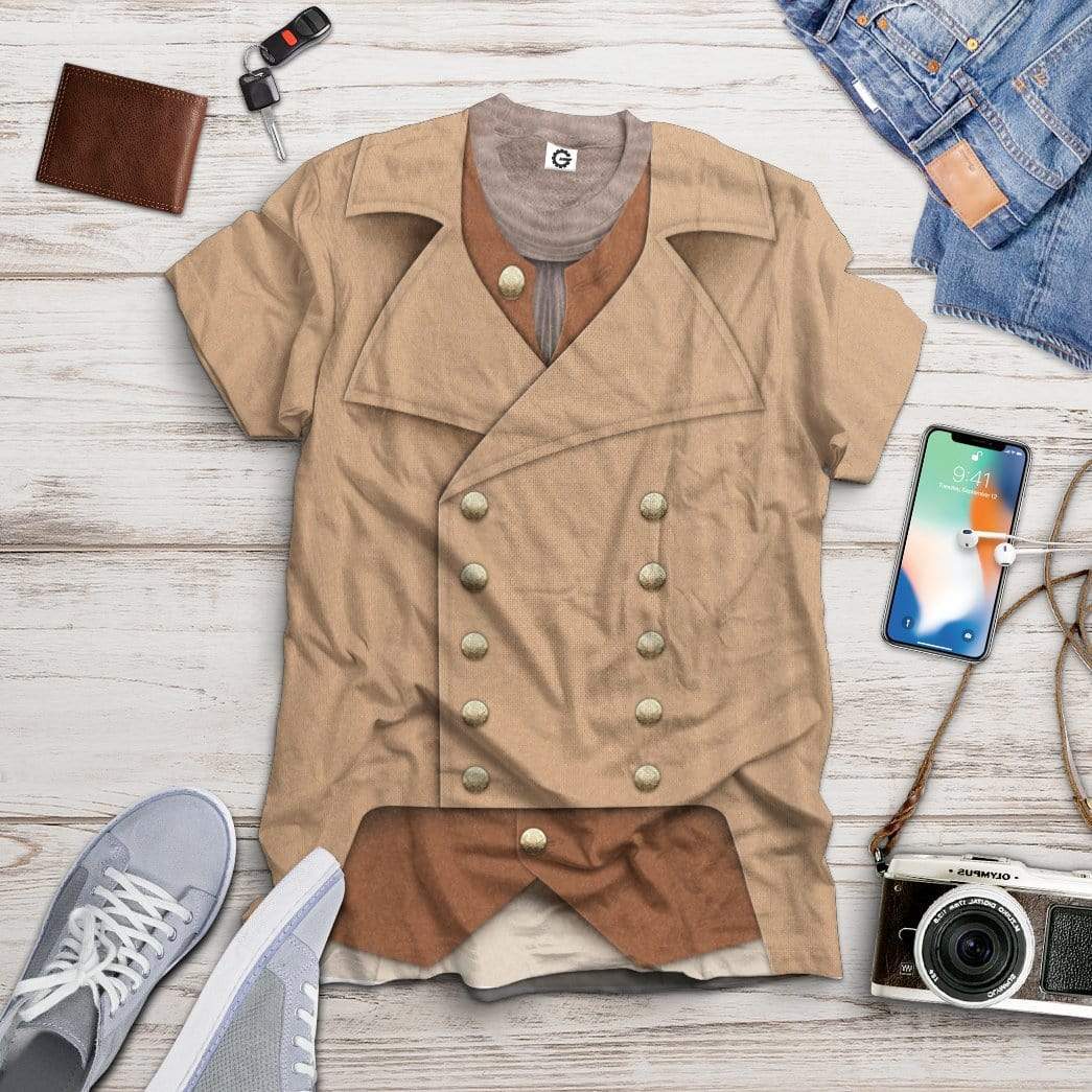 Gearhuman 3D Colonial Militia 1776 Custom Tshirt Apparel GV190810 3D T-shirt