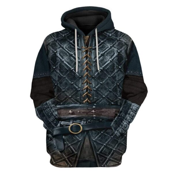 Gearhuman 3D Cosplay Bjorn Ironside Vikings Custom Fleece Hoodies Apparel GT09031 3D Custom Fleece Hoodies Hoodie S 