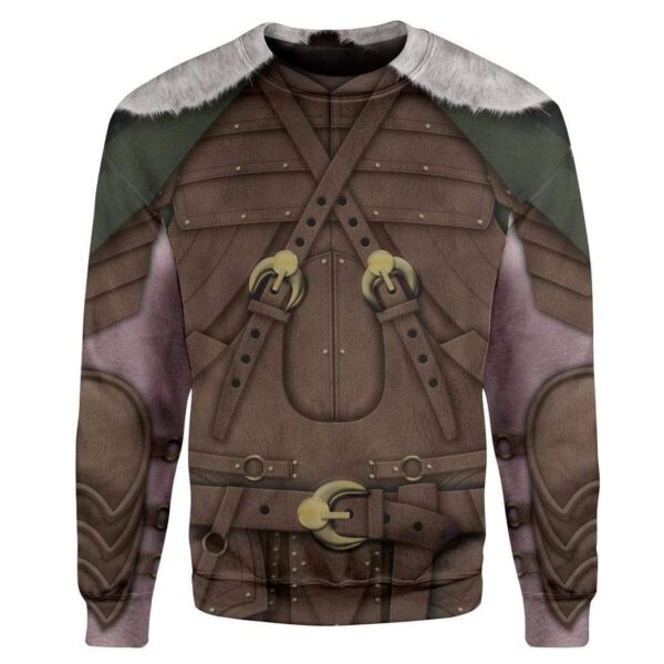 Gearhuman 3D Cosplay Dungeons And Dragons Drizzt Custom T-Shirts Hoodies Apparel HD-TA0702204 3D Custom Fleece Hoodies Long Sleeve S