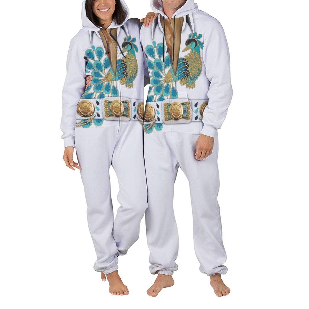 Gearhuman 3D Cosplay Elvis Presley Peacock Jumpsuit GV27014 Jumpsuit