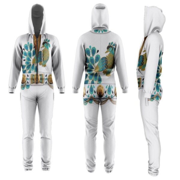 Gearhuman 3D Cosplay Elvis Presley Peacock Jumpsuit GV27014 Jumpsuit Jumpsuit S