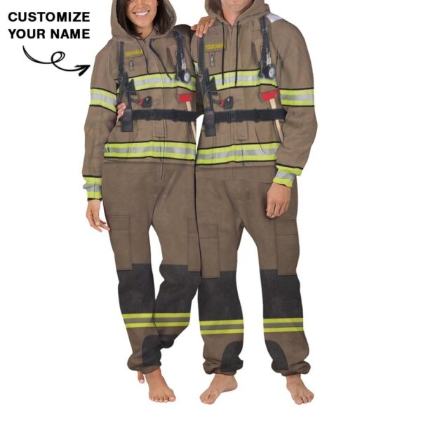 Gearhuman 3D Cosplay Firefighter Custom Name Jumpsuit GV17023 Jumpsuit