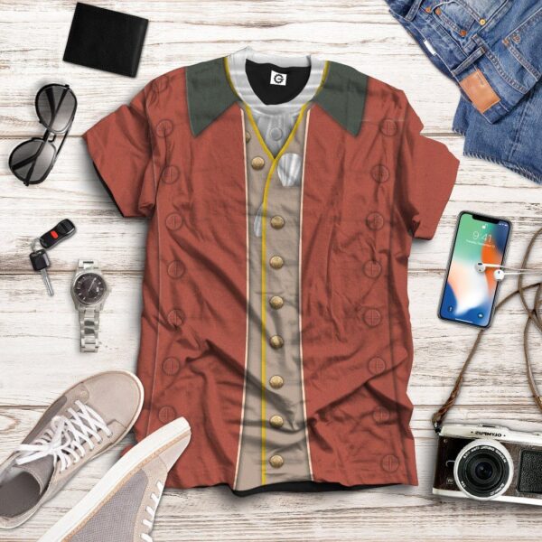 Gearhuman 3D Cosplay George Washington Custom Tshirt Apparel GV08094 3D T-shirt