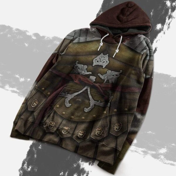 Gearhuman 3D Cosplay Gladiator Maximus Custom Hoodies Apparel GA11035 3D Custom Fleece Hoodies 