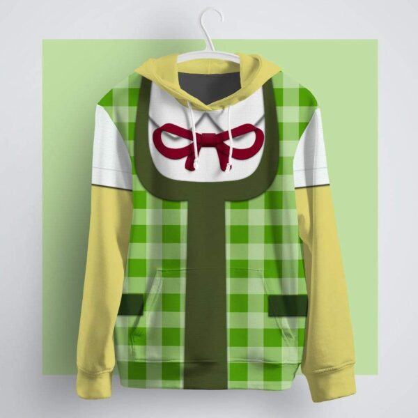 Gearhuman 3D Cosplay Isabelle Animal Crossing Custom Fleece Hoodie Apparel GT27032 3D Custom Fleece Hoodies 