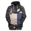 Gearhuman 3D Cosplay Knight Armor Custom T-Shirts Hoodies Apparel GM17025 3D Custom Fleece Hoodies Hoodie S