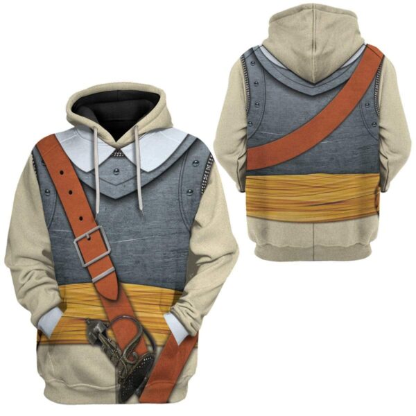 Gearhuman 3D Cosplay Oliver Cromwell Custom Fleece Hoodies Apparel GA12034 3D Custom Fleece Hoodies