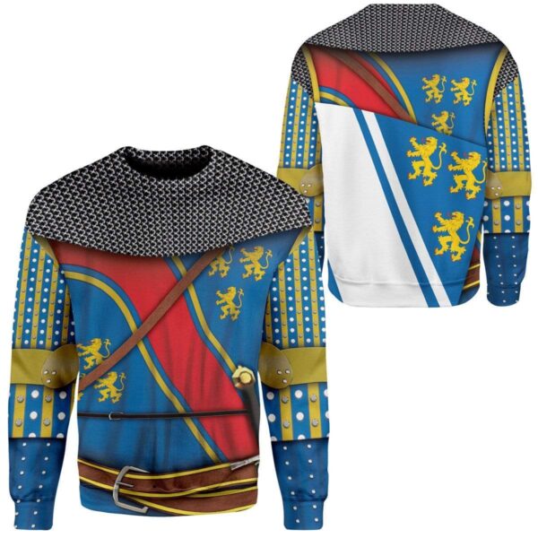 Gearhuman 3D Cosplay Robert The Bruce Custom T-Shirts Hoodies Apparel GM15025 3D Custom Fleece Hoodies 