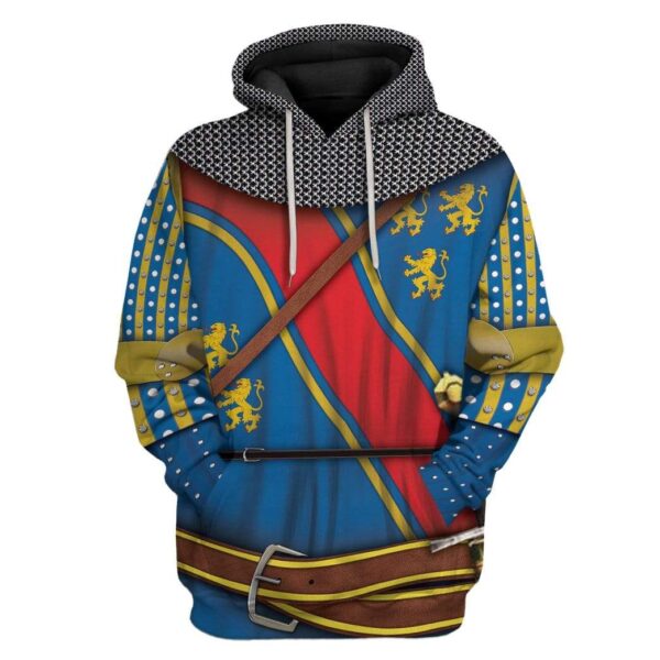 Gearhuman 3D Cosplay Robert The Bruce Custom T-Shirts Hoodies Apparel GM15025 3D Custom Fleece Hoodies Hoodie S 