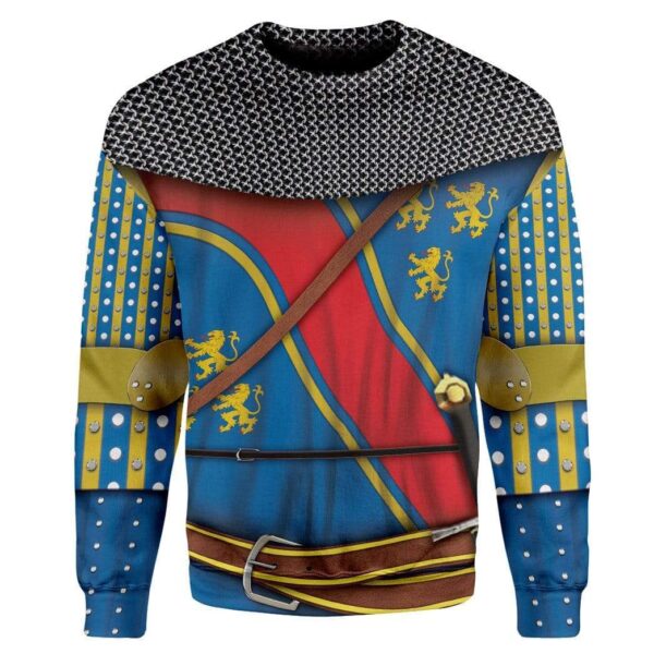 Gearhuman 3D Cosplay Robert The Bruce Custom T-Shirts Hoodies Apparel GM15025 3D Custom Fleece Hoodies Long Sleeve S