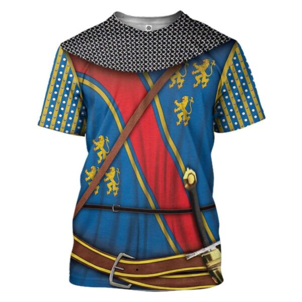 Gearhuman 3D Cosplay Robert The Bruce Custom T-Shirts Hoodies Apparel GM15025 3D Custom Fleece Hoodies T-Shirt S 