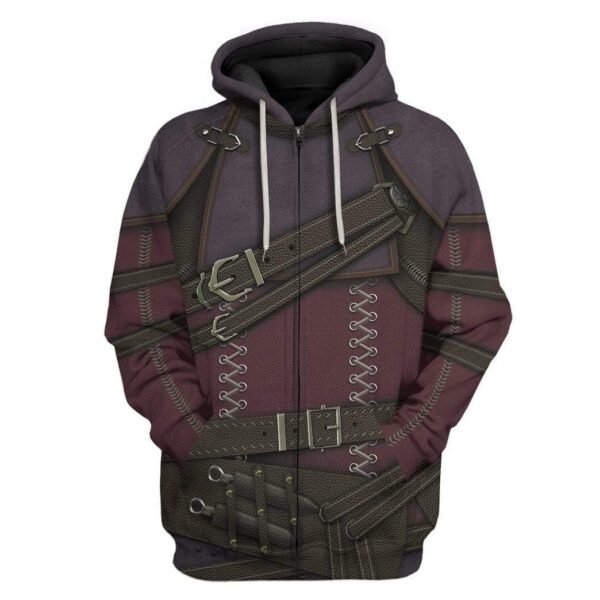 Gearhuman 3D Cosplay Skyblivion The Dark Brotherhood Shrouded Armor Custom Hoodies Apparel GM20023 3D Custom Fleece Hoodies Zip Hoodie S