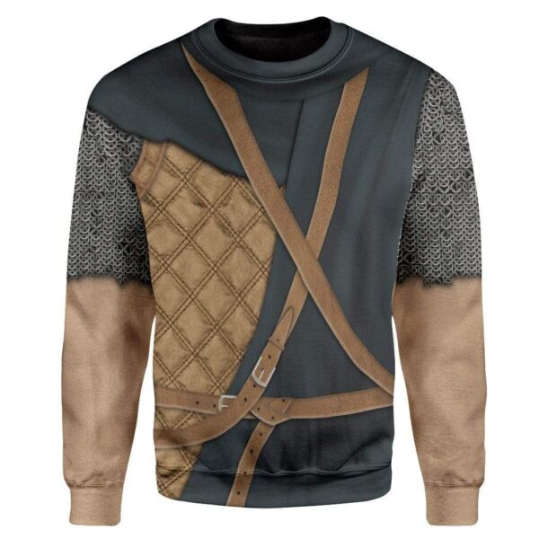 Gearhuman 3D Cosplay Skyrim Ralof Custom T-Shirts Hoodies Apparel GT14023 3D Custom Fleece Hoodies Long Sleeve S