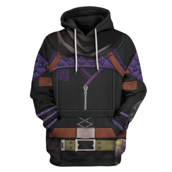 Gearhuman 3D Cosplay Wraith Apex Legends Custom T-Shirts Hoodies Apparel CO-DT0702206 3D Custom Fleece Hoodies Hoodie S 