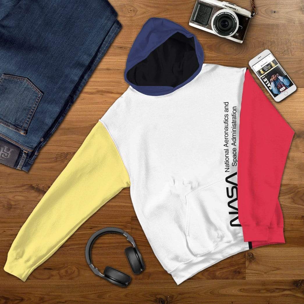 Gearhuman 3D Cross Bauhaus Nasa Custom Hoodie Apparel GN180817 3D Custom Fleece Hoodies