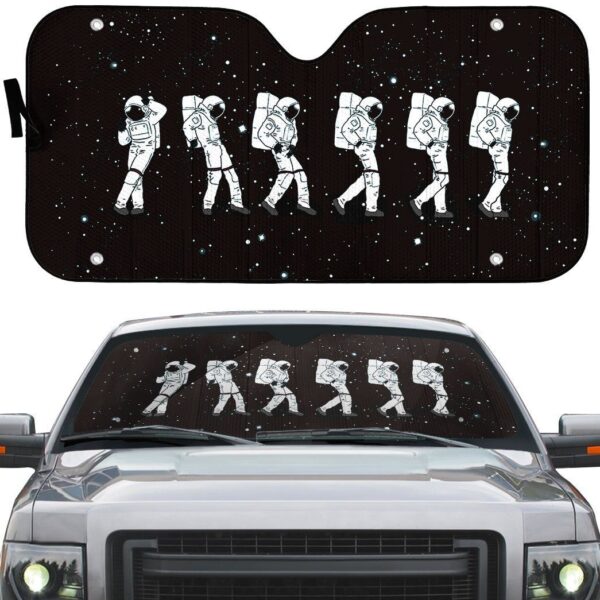 Gearhuman 3D Crotch Grab Moon Walk Astronaut Auto Sunshade ZK2805212 Auto Sunshade