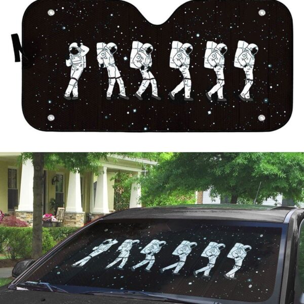Gearhuman 3D Crotch Grab Moon Walk Astronaut Auto Sunshade ZK2805212 Auto Sunshade 