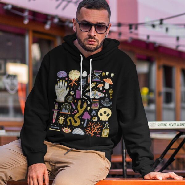 Gearhuman 3D Curiosities Custom Hoodie Apparel GV090916 3D Custom Fleece Hoodies