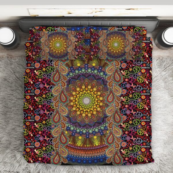 Gearhuman 3D Custom Bedding Set Sunflower Hippie GB04115 Bedding Set 