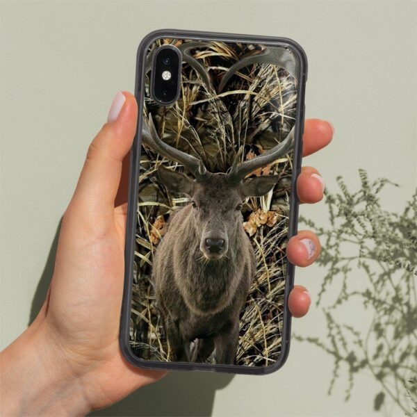 Gearhuman 3D Custom Glass Phone Case Cover Deer Hunting GB05119 Glass Phone Case 