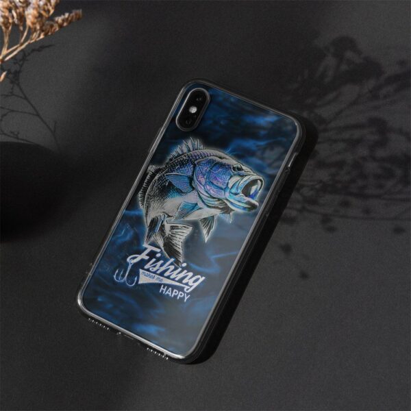 Gearhuman 3D Custom Glass Phone Case Cover Fishing GB051113 Glass Phone Case 